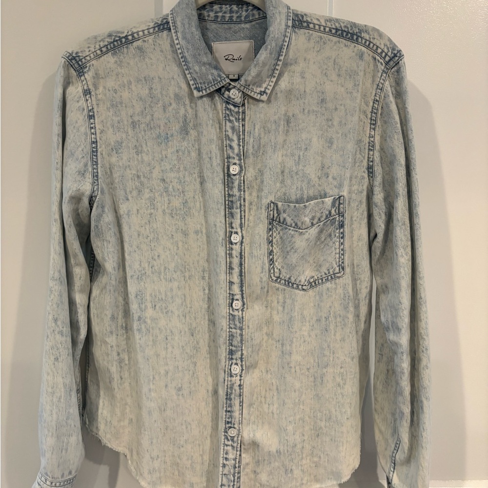 Rails Denim Shirt, size small